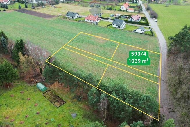 Malownicza działka przy lesie w Mojęcicach