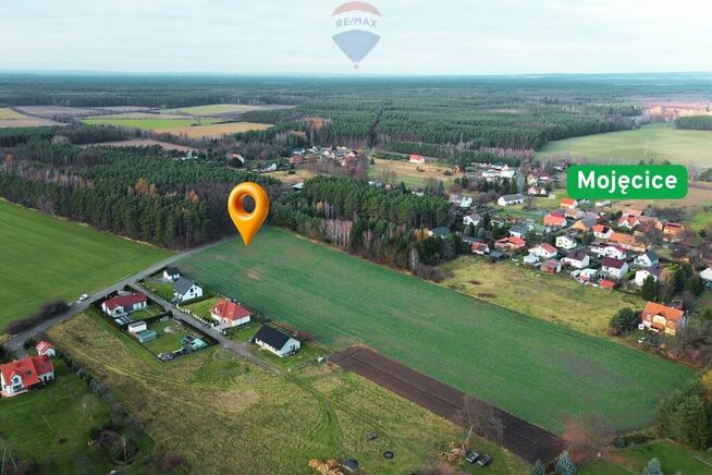 Malownicza działka przy lesie w Mojęcicach