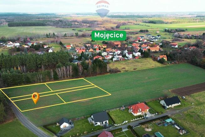 Malownicza działka przy lesie w Mojęcicach
