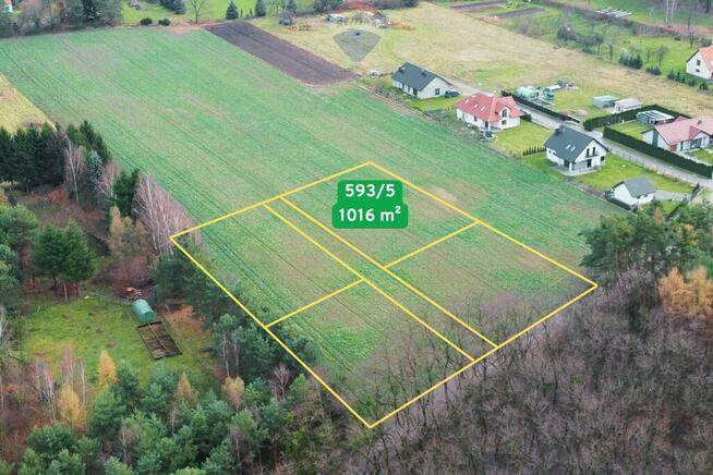 Widokowa parcela w pięknej wsi Mojęcice