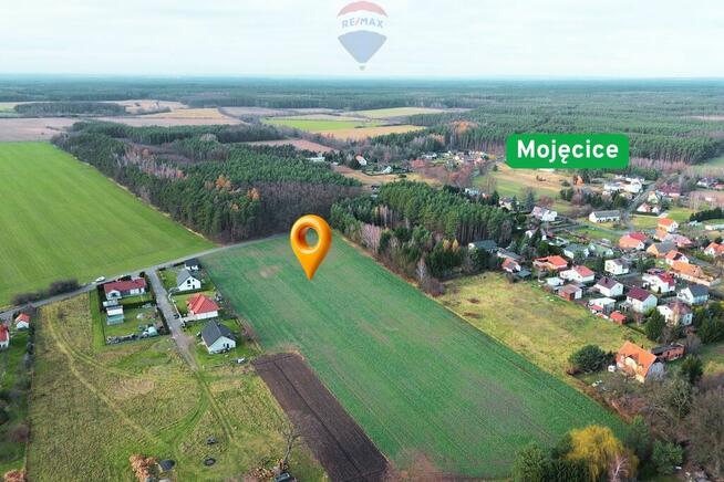 Widokowa parcela w pięknej wsi Mojęcice