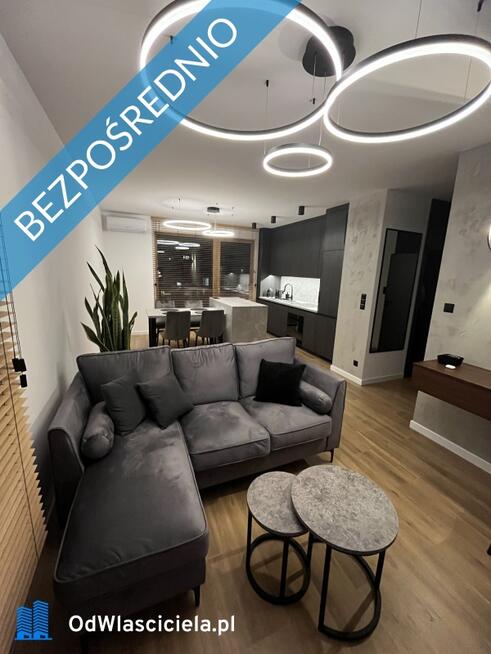 Nowe, Umeblowane, Klimatyzacja, 2 pokoje(48 m2),bez pośredników -Mokotów