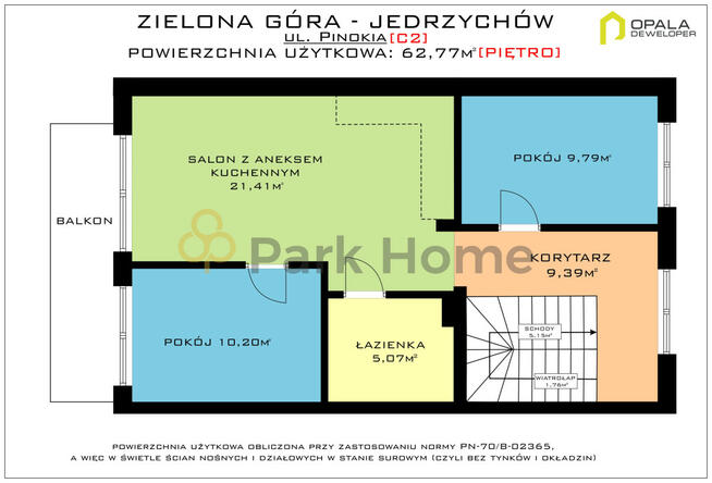 Mieszkanie Zielona Góra Jędrzychów, Pinokia