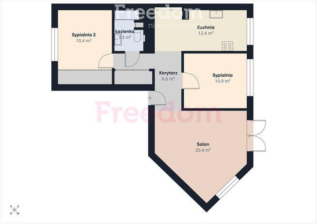 Nowoczesne 3 pokoje po remoncie Olsztyn Jaroty