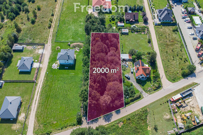 Działka budowlana 2000 m² – Brańszczyk k. Wyszkowa