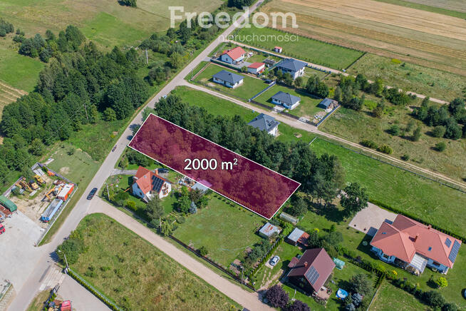 Działka budowlana 2000 m² – Brańszczyk k. Wyszkowa