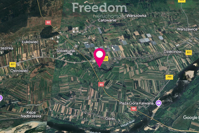 Działka rolna 1,078 ha Karczew Piotrowice DK50