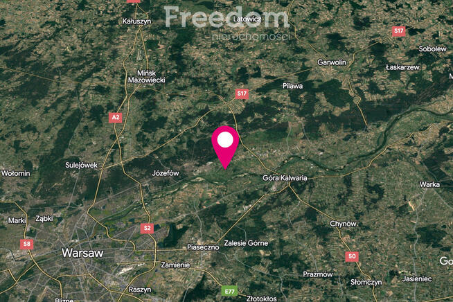 Działka rolna 1,078 ha Karczew Piotrowice DK50