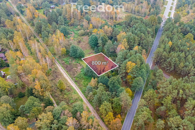 Strachów działka rekreacyjna 800 m² blisko Liwiec
