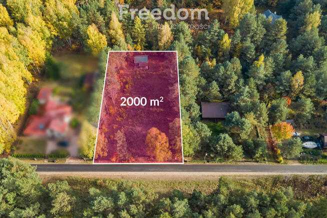 Piękna działka budowlana 2000m2 Serock Zegrze