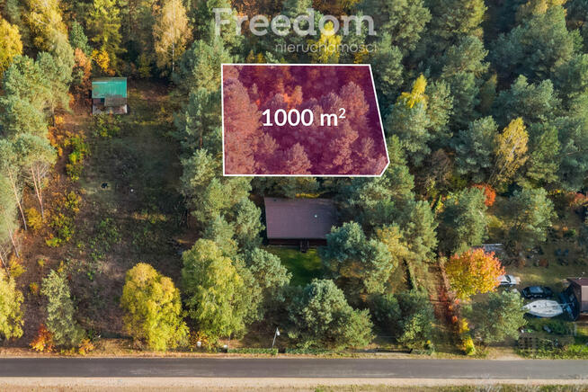 Działka budowlana Serock 1000 m² Zegrze