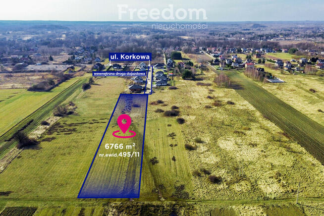 Działka pod inwestycję deweloperską, WZ na 6 domów
