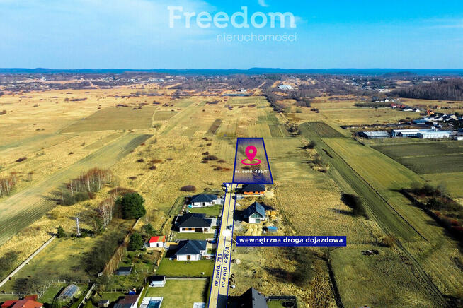 Działka pod inwestycję deweloperską, WZ na 6 domów