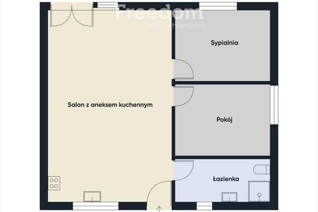 Nowy dom parterowy, bliżniak w cenie mieszkania