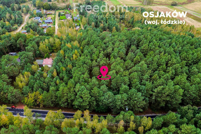 Działka budowlana w lesie 3300 m²