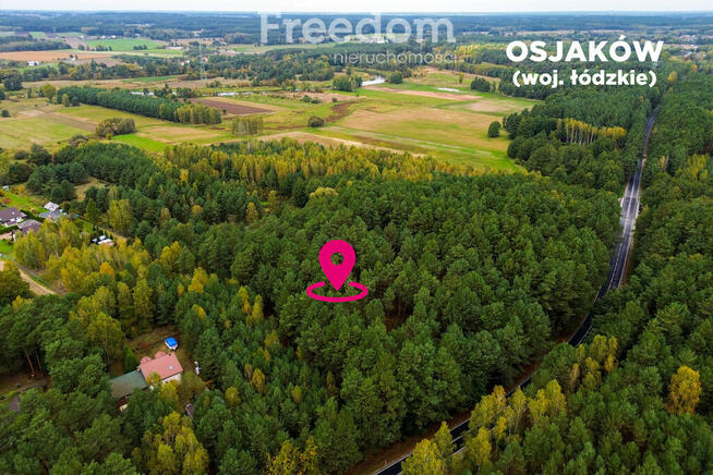 Działka budowlana w lesie 3300 m²