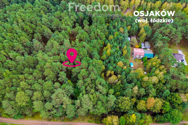 Działka budowlana w lesie 3300 m²