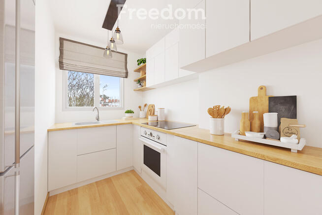 Jasne, dwustronne mieszkanie z potencjałem