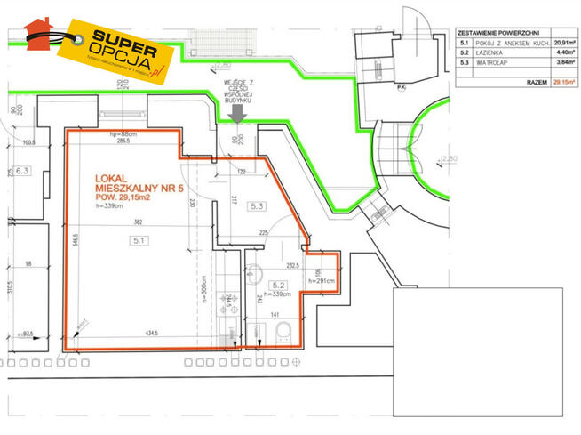 Mieszkanie Kraków gm. Kraków-Śródmieście Stare Miasto, Bronowice