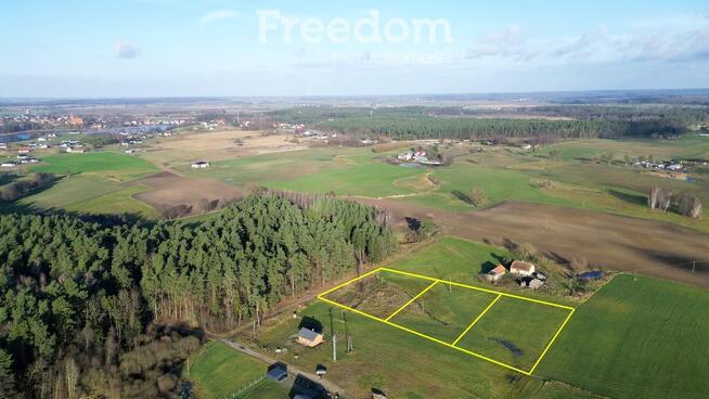 Adamowo: trzy działki przy lesie na sprzedaż!!!