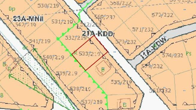 Działka budowlana Woźniki, Sadowa