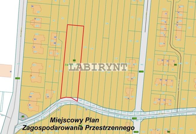 Parkitka, Krynicka, 3578m2, szerokość 28m lub 39m