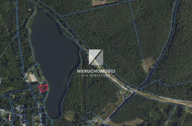 Działka nad brzegiem jeziora Postomsko, 1844 mkw