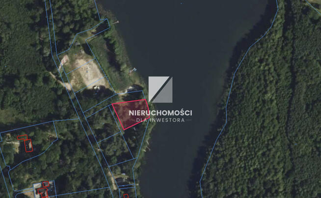 Działka nad brzegiem jeziora Postomsko, 1844 mkw