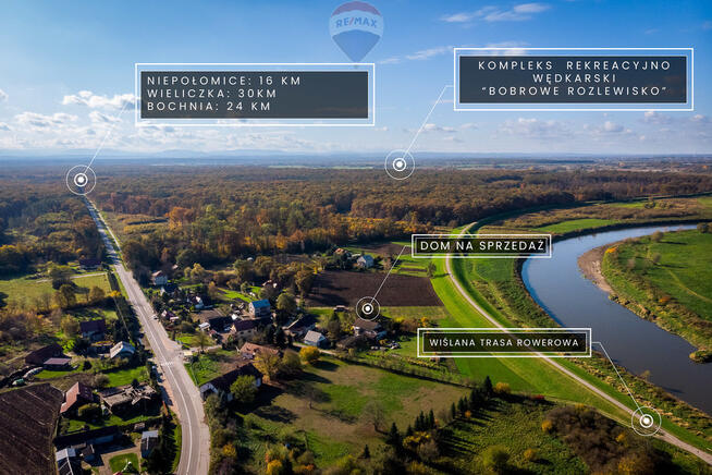 Dom przy Trasie Rowerowej/Puszcza Niepołomicka