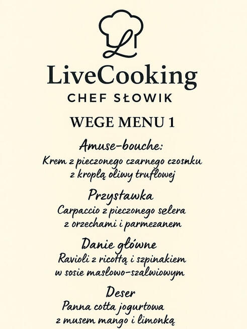 LiveCooking prywatny kucharz dla Ciebie