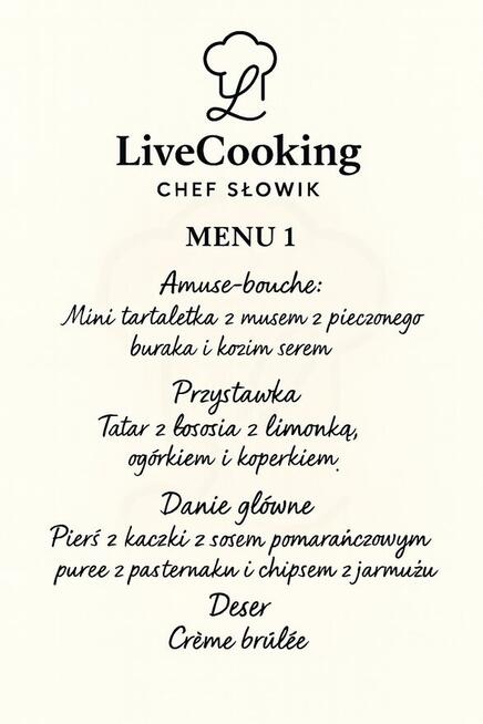 LiveCooking prywatny kucharz dla Ciebie