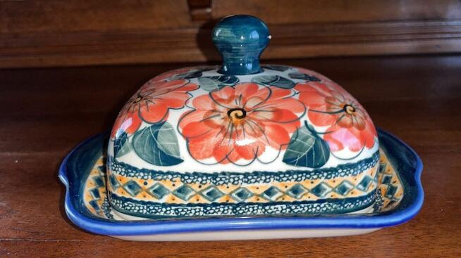 Maselniczka Bolesławiec. Ręcznie malowana/ Hand made in Pola