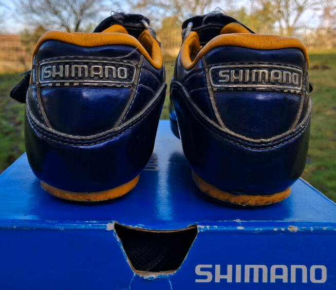 Buty rowerowe SPD szosowe Shimano Roz 44 z blokami