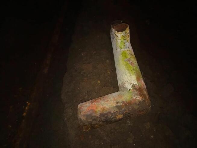 Rozdzielacz Rura stalowa fi 114mm 11,4cm na 76mm 7,6cm eleme