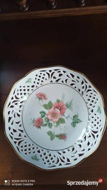 Patera na nodze, ażur, Schumann. Arzberg. Bavaria. Germany.