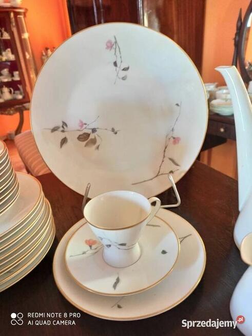 Serwis do kawy. Migdałowy kwiat. Rosenthal Selb Germany. For