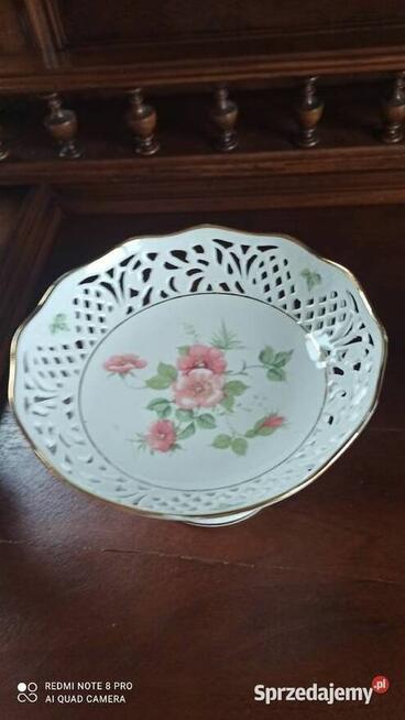 Patera na nodze, ażur, Schumann. Arzberg. Bavaria. Germany.