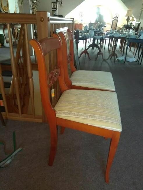 Śliczne, delikatne krzesełko. Biedemaier.