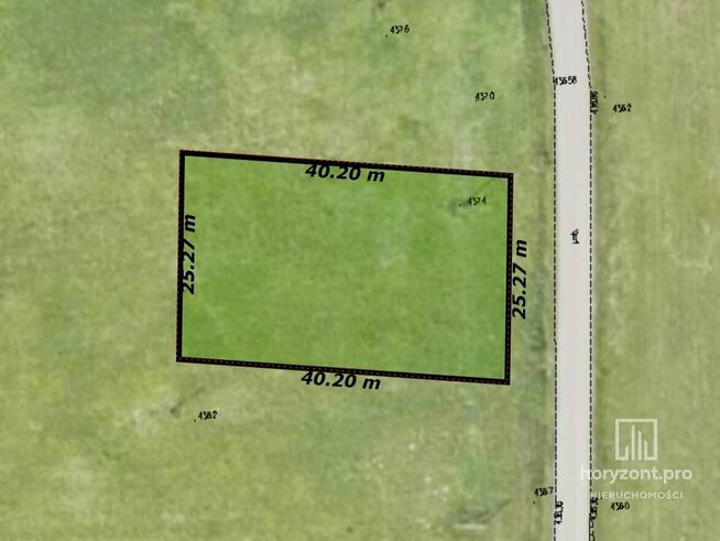 Działka budowlana 9,99 a BOROWNICA (wz)