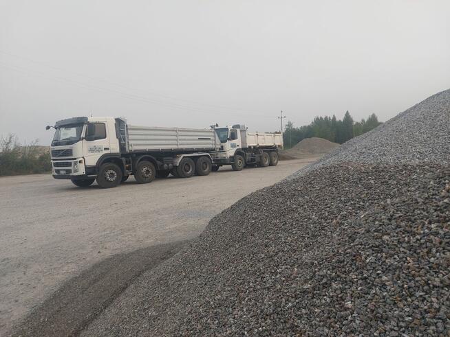 Kruszywa drogowe, usługi koparką 9 ton Bieszczady