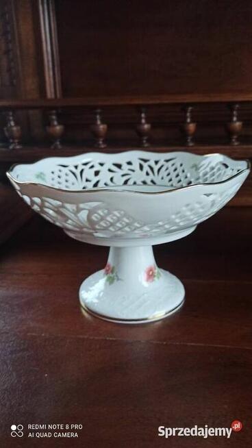Patera na nodze, ażur, Schumann. Arzberg. Bavaria. Germany.