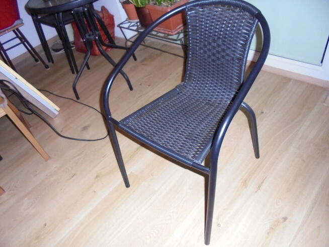 Dwa fotele balkonowe, ogrodowe