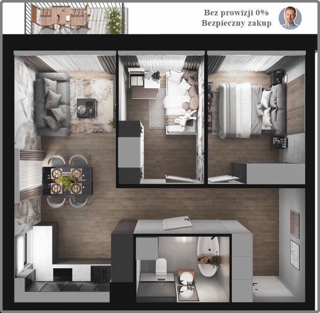 3 pokojowe. Deweloperskie mieszkania. Szybki odbiór.