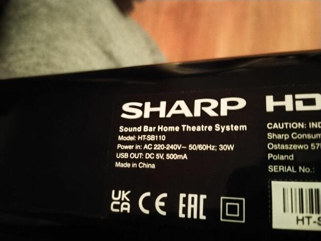 Soundbar Sharp.
