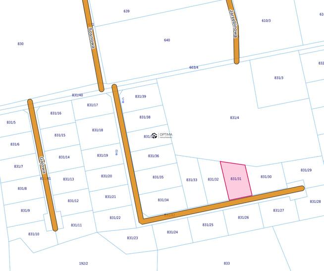 Działka budowlana Gościno, Modrzewiowa