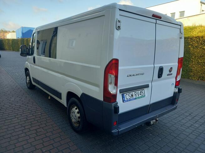 Fiat Ducato 2.2Jtd 130KM Brygadówka Klima 7-Osób Doka Salon PL 142Tys Km Przebiegu