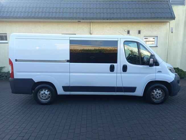 Fiat Ducato 2.2Jtd 130KM Brygadówka Klima 7-Osób Doka Salon PL 142Tys Km Przebiegu