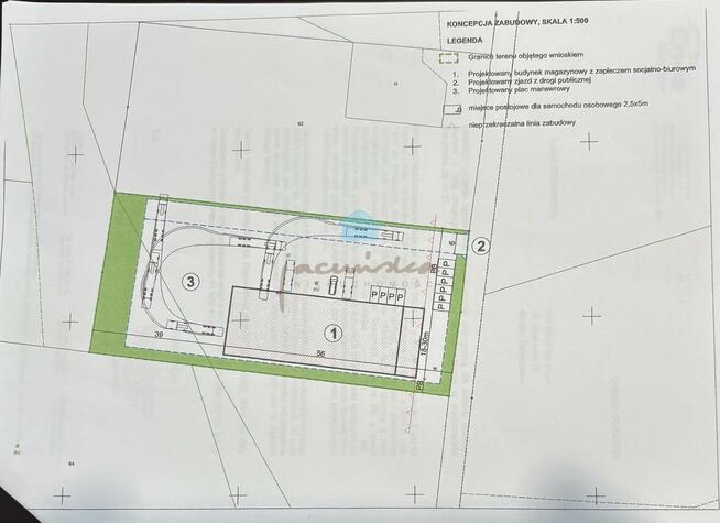 Działka przemysłowa Łubowo Rzegnowo, Rzegnowo