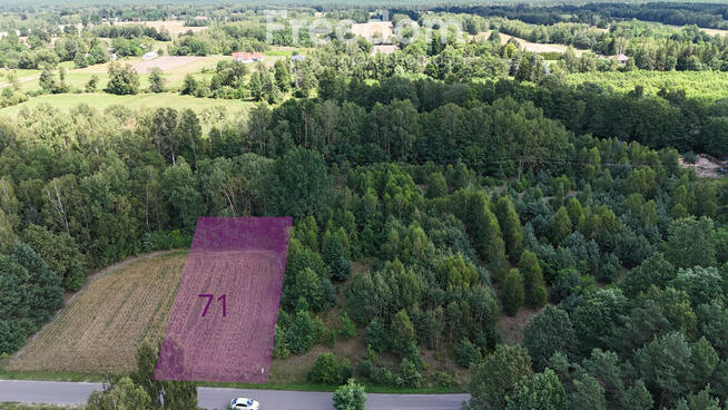 Działka budowlana przy zaciszu lasu