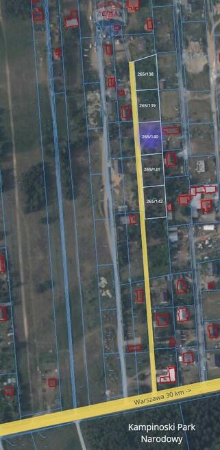 Działka budowlana 1008m2, Nowe Grochale